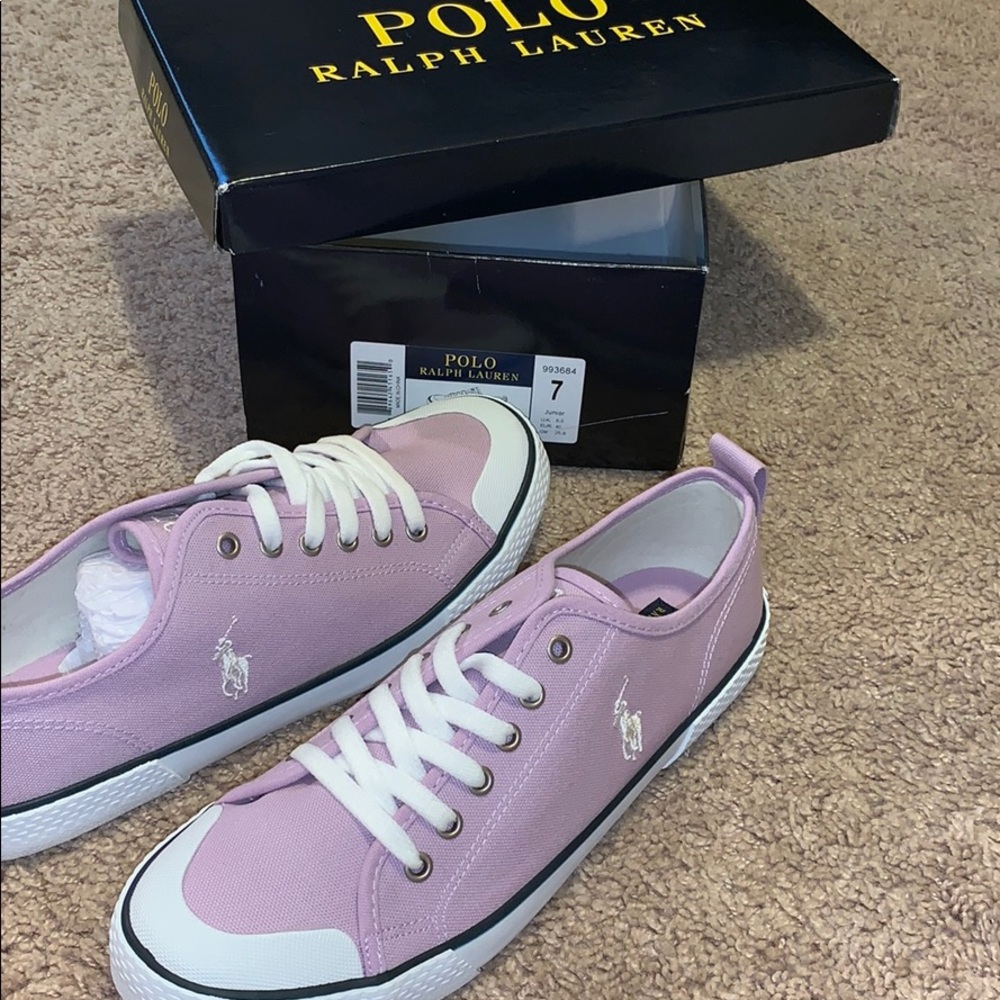 POLO Ralph Lauren lavender sneakers
